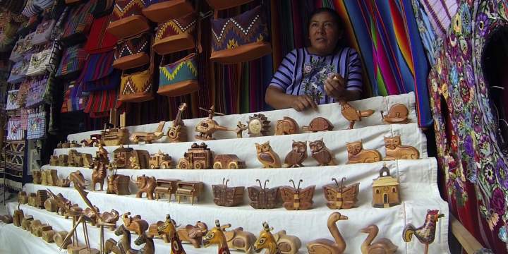 Touring the villages in Guatemala.